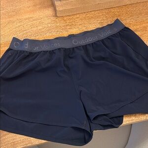Outdoor Voices Midnight Blue Performance Shorts
